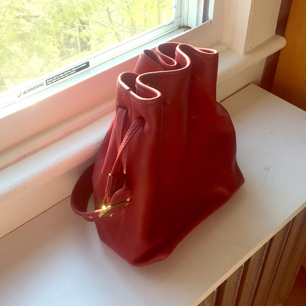 Vintage Red Coach Bag